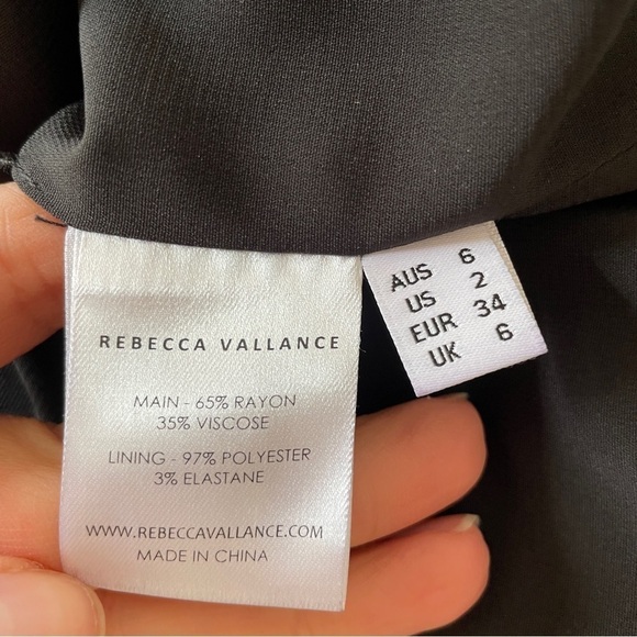 Rebecca Vallance Ivy Black Short Sleeve Dress - Picture 12 of 16